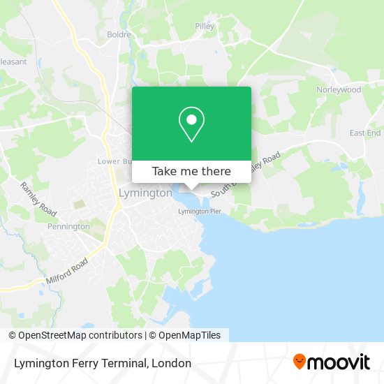Lymington Ferry Terminal map