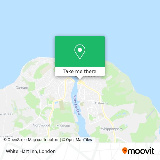 White Hart Inn map