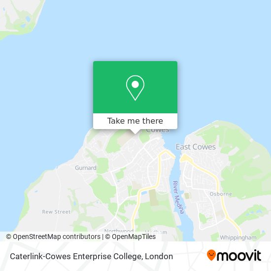 Caterlink-Cowes Enterprise College map