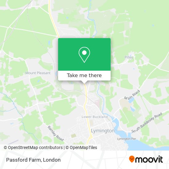 Passford Farm map