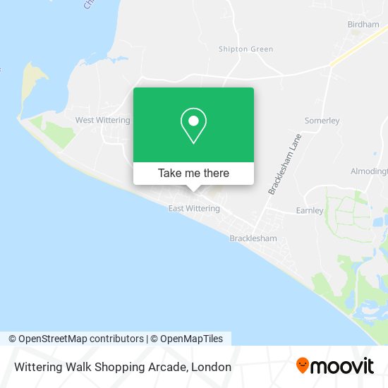 Wittering Walk Shopping Arcade map