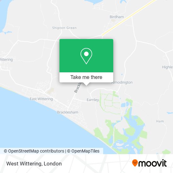 West Wittering map