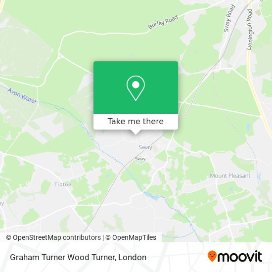 Graham Turner Wood Turner map