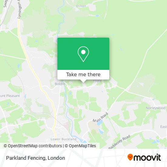 Parkland Fencing map