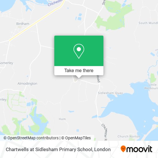 Chartwells at Sidlesham Primary School map