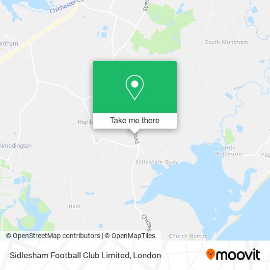 Sidlesham Football Club Limited map