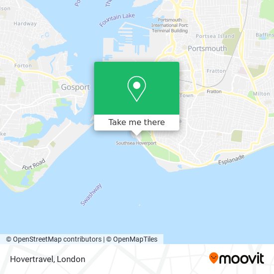 Hovertravel map
