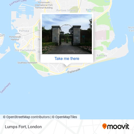 Lumps Fort map