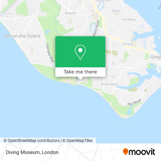 Diving Museum map