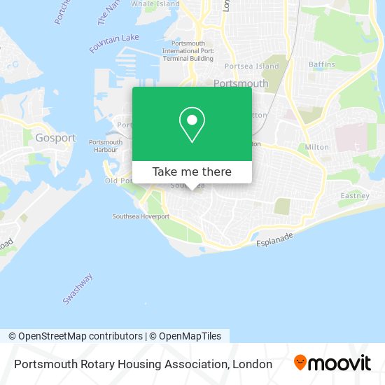 Portsmouth Rotary Housing Association map