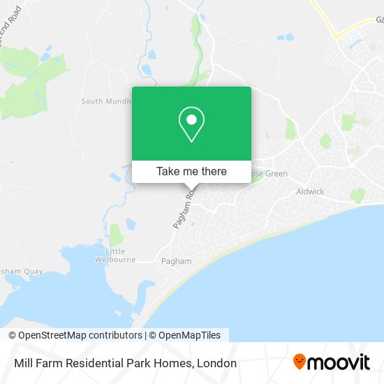 Mill Farm Residential Park Homes map