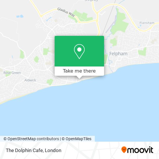 The Dolphin Cafe map