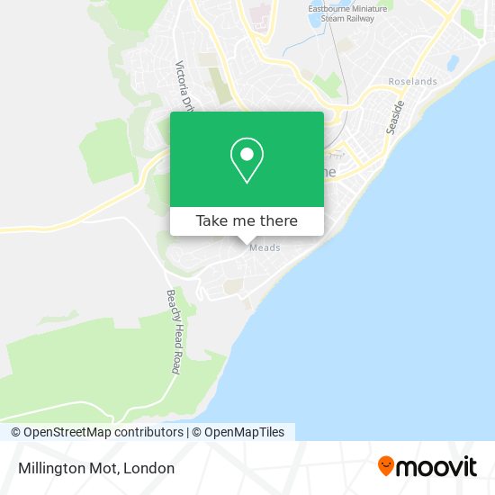 Millington Mot map