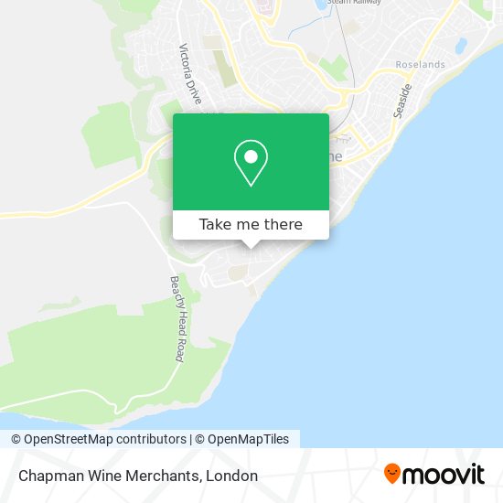 Chapman Wine Merchants map