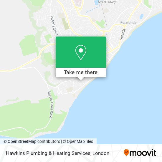 Hawkins Plumbing & Heating Services map