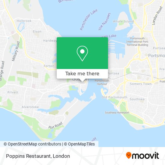Poppins Restaurant map