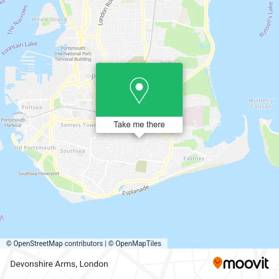 Devonshire Arms map