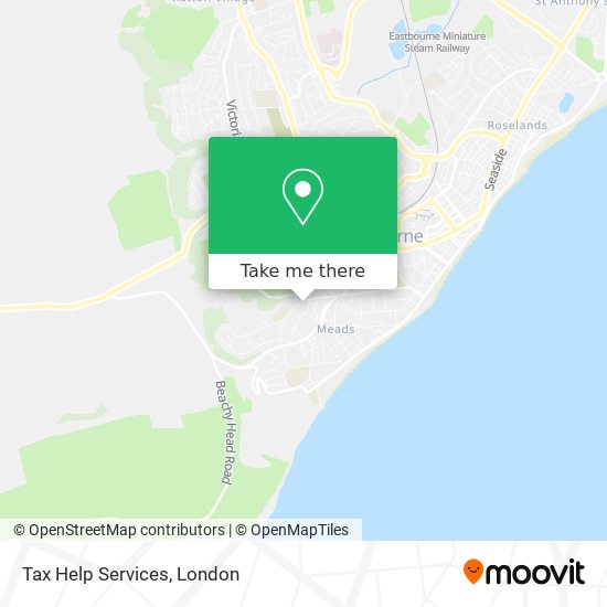 Tax Help Services map