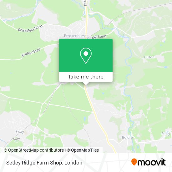 Setley Ridge Farm Shop map