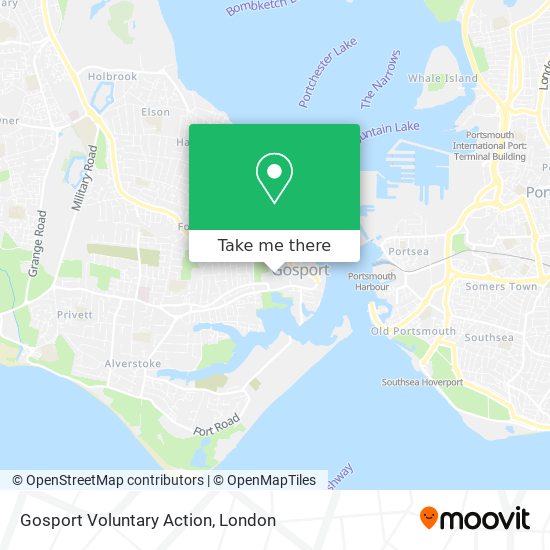 Gosport Voluntary Action map