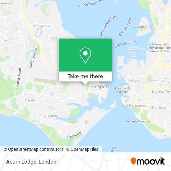 Acorn Lodge map