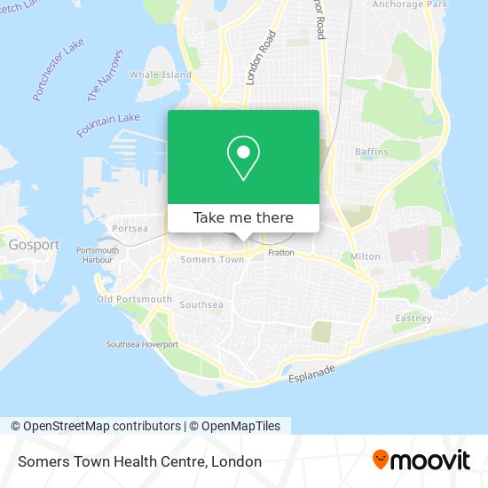 Somers Town Health Centre map