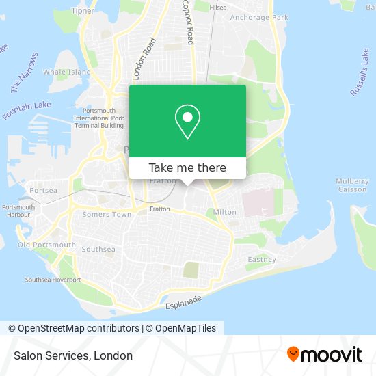 Salon Services map