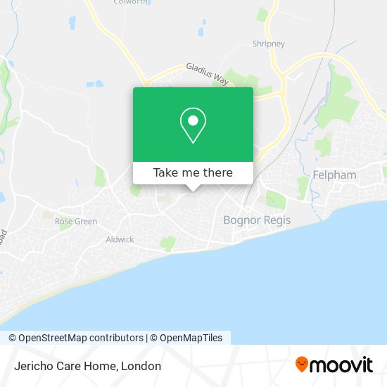 Jericho Care Home map