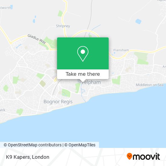 K9 Kapers map