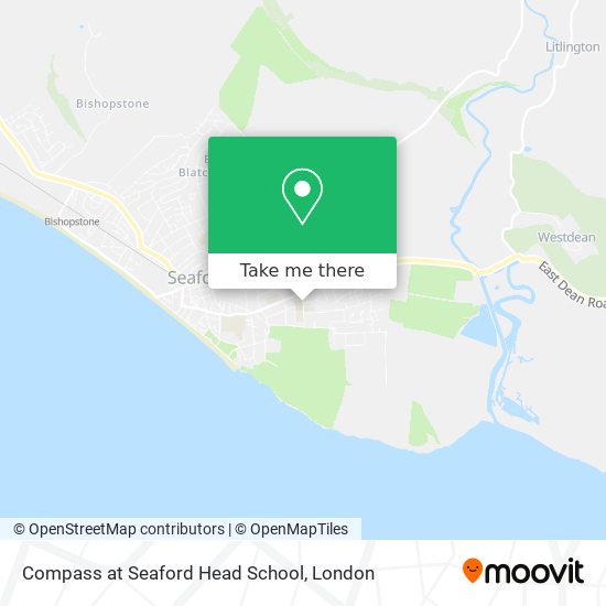 Compass at Seaford Head School map