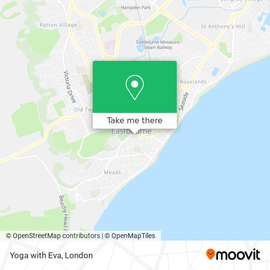 Yoga with Eva map