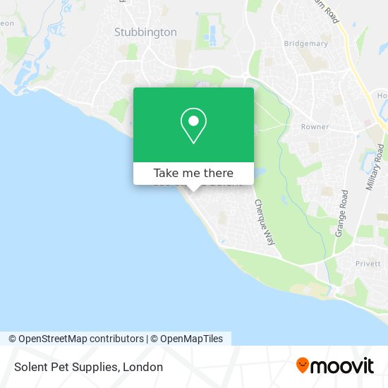 Solent Pet Supplies map