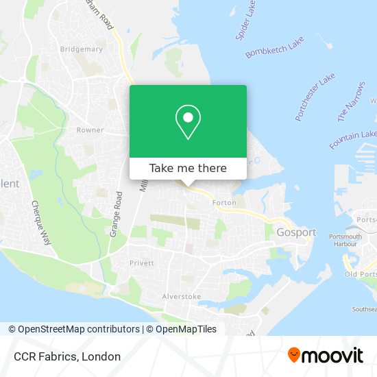 CCR Fabrics map