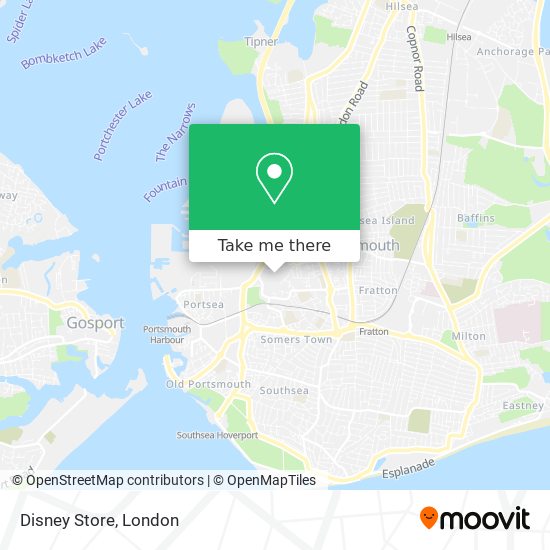 Disney Store map