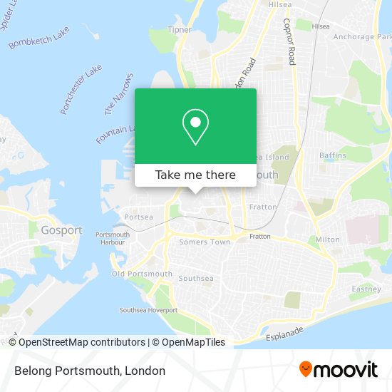Belong Portsmouth map