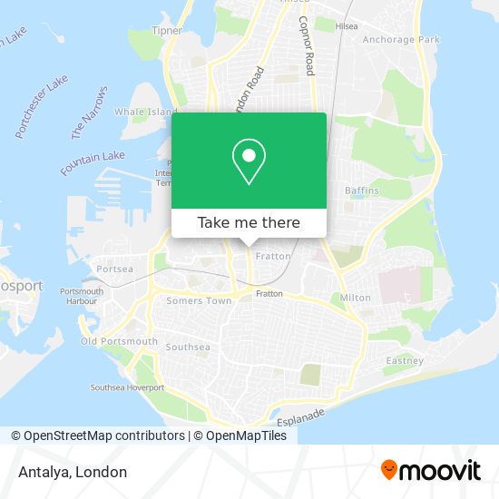 Antalya map