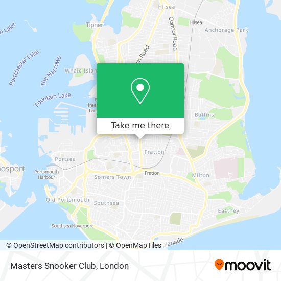 Masters Snooker Club map