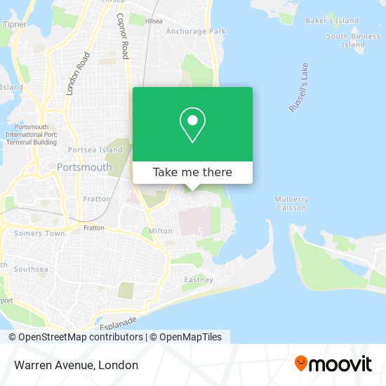 Warren Avenue map