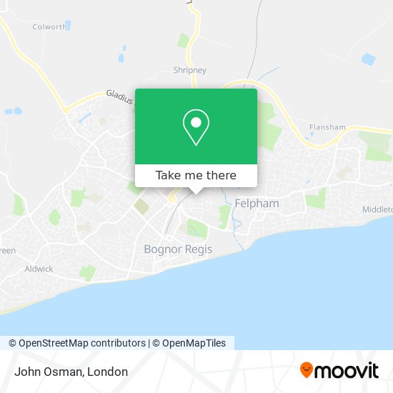 John Osman map