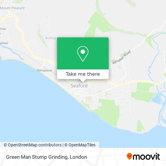 Green Man Stump Grinding map