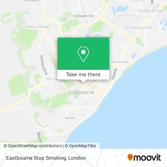 Eastbourne Stop Smoking map