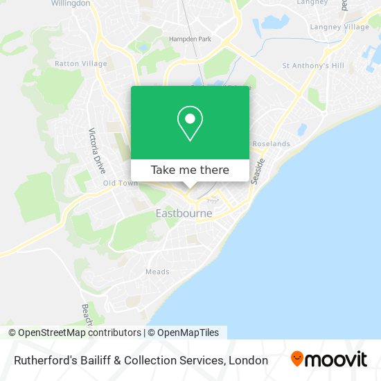 Rutherford's Bailiff & Collection Services map