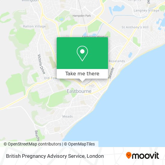 British Pregnancy Advisory Service map