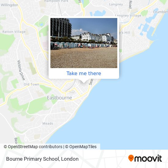 Bourne Primary School map