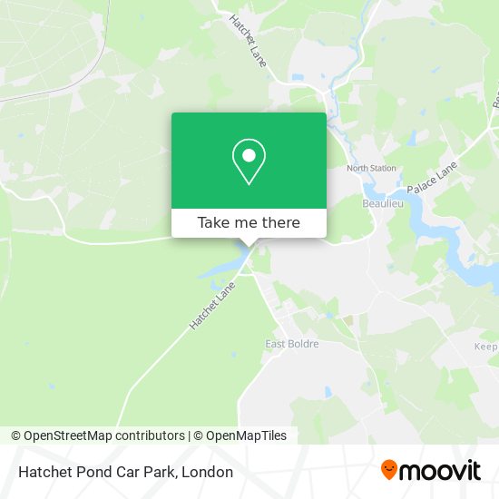 Hatchet Pond Car Park map
