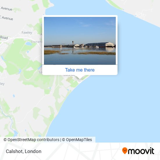 Calshot map