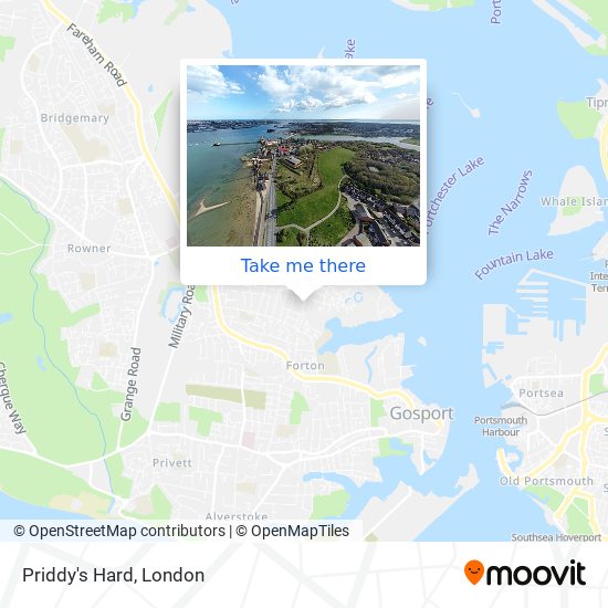 Priddy's Hard map