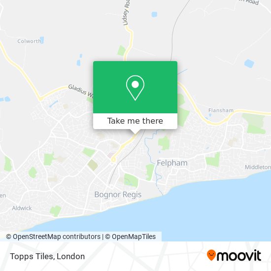 Topps Tiles map