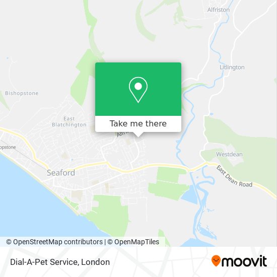 Dial-A-Pet Service map