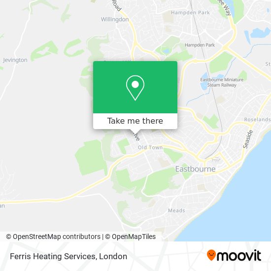 Ferris Heating Services map